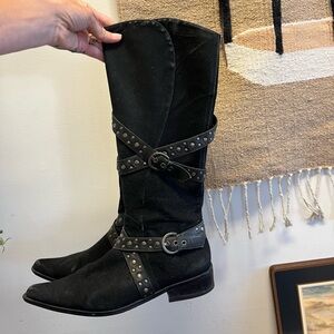 Diego di lucca women’s leather black boots